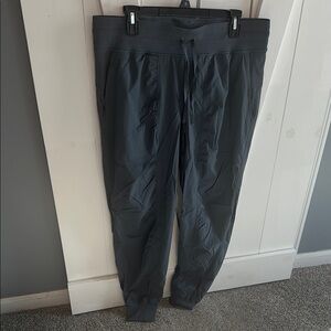 Lululemon dance studio mid-rise cropped pants. Dark gray